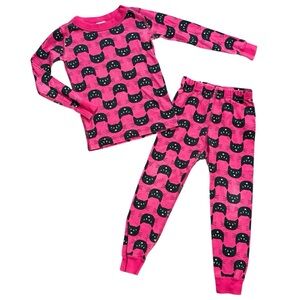 Hanna Andersson Cat Print Pajamas